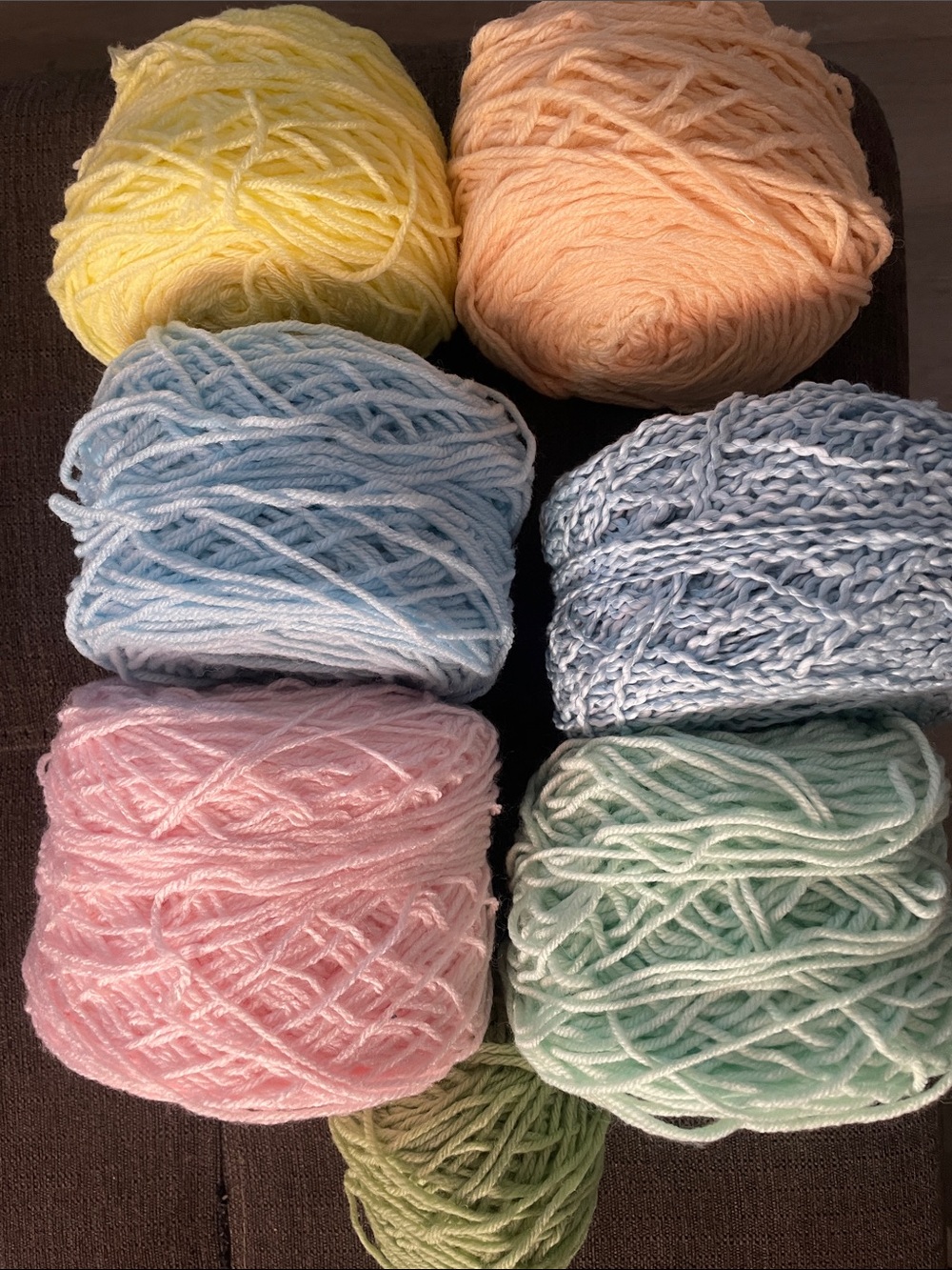 Yarn Balls on Couch - Picture 6 of 6